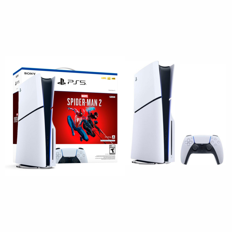 Consola Playstation Slim Con Lector De Discos Spider Man Bundle