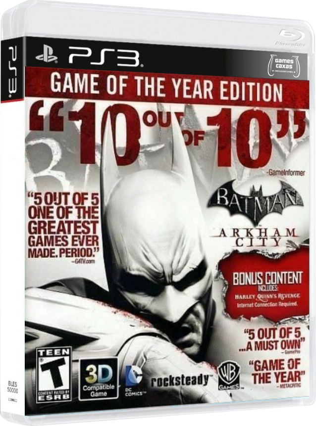 BATMAN: ARKHAM CITY - GAME OF THE YEAR EDITION (PS3) [PRODUCTO DE SEGUNDA]  - Games Caxas